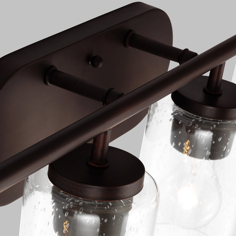 Generation Lighting - 41173-710 - Four Light Wall / Bath - Oslo - Bronze