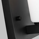 Generation Lighting - 4139101-112 - One Light Wall / Bath Sconce - Hettinger - Midnight Black