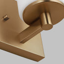 One Light Wall / Bath Sconce<br /><span style="color:#4AB0CE;">Entrega: 9-10 semanas en USA</span><br /><span style="color:#4AB0CE;font-size:60%;">PREGUNTE POR ENTREGA EN PANAMA</span><br />Collection: Hettinger<br />Finish: Satin Brass