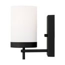 One Light Wall / Bath Sconce<br /><span style="color:#4AB0CE;">Entrega: 4-10 dias en USA</span><br /><span style="color:#4AB0CE;font-size:60%;">PREGUNTE POR ENTREGA EN PANAMA</span><br />Collection: Zire<br />Finish: Midnight Black