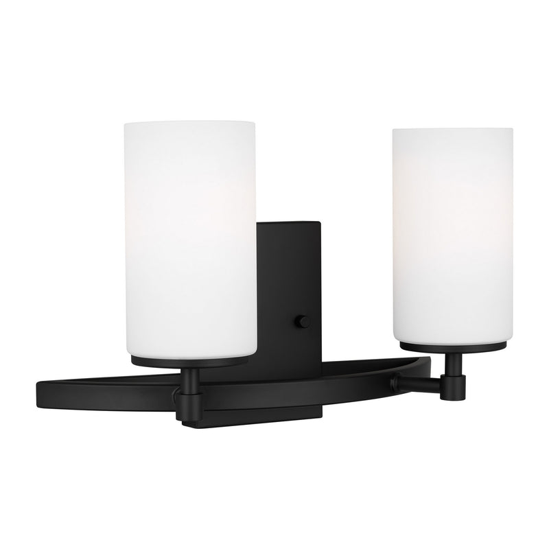 Generation Lighting - 4424602-112 - Two Light Wall / Bath - Alturas - Midnight Black