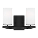 Two Light Wall / Bath<br /><span style="color:#4AB0CE;">Entrega: 4-10 dias en USA</span><br /><span style="color:#4AB0CE;font-size:60%;">PREGUNTE POR ENTREGA EN PANAMA</span><br />Collection: Alturas<br />Finish: Midnight Black