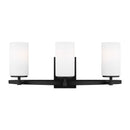 Three Light Wall / Bath<br /><span style="color:#4AB0CE;">Entrega: 4-10 dias en USA</span><br /><span style="color:#4AB0CE;font-size:60%;">PREGUNTE POR ENTREGA EN PANAMA</span><br />Collection: Alturas<br />Finish: Midnight Black
