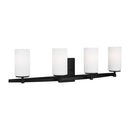 Generation Lighting - 4424604EN3-112 - Four Light Wall / Bath - Alturas - Midnight Black