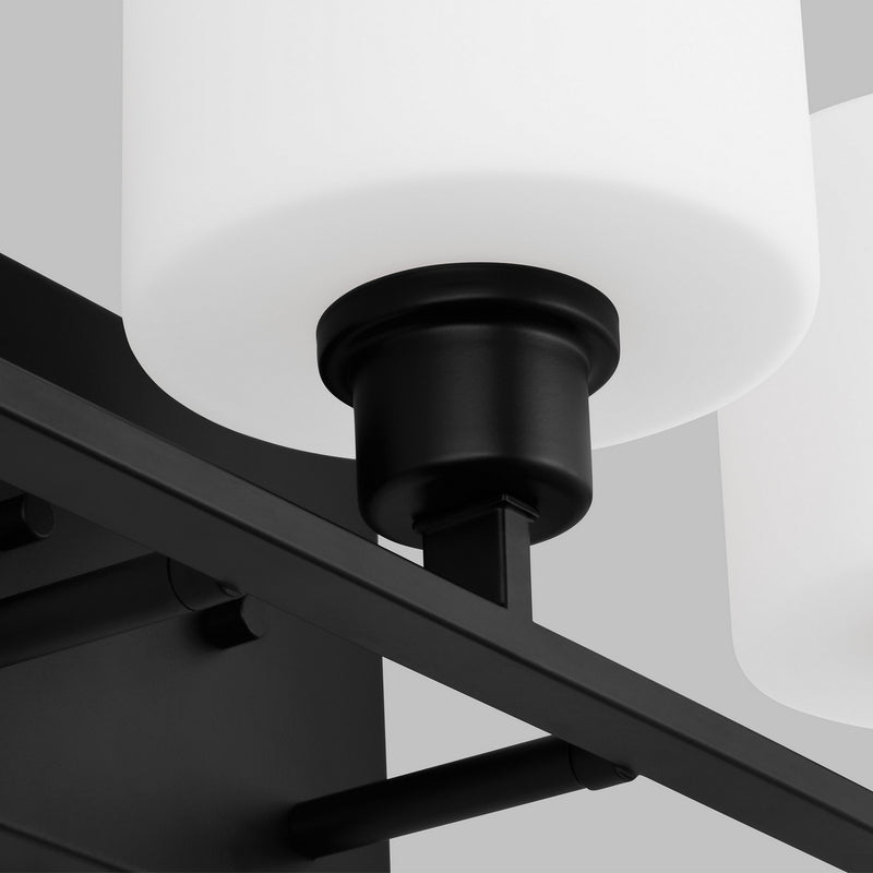 Generation Lighting - 4428803EN3-112 - Three Light Wall / Bath - Canfield - Midnight Black