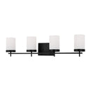 Four Light Bath<br /><span style="color:#4AB0CE;">Entrega: 4-10 dias en USA</span><br /><span style="color:#4AB0CE;font-size:60%;">PREGUNTE POR ENTREGA EN PANAMA</span><br />Collection: Zire<br />Finish: Midnight Black