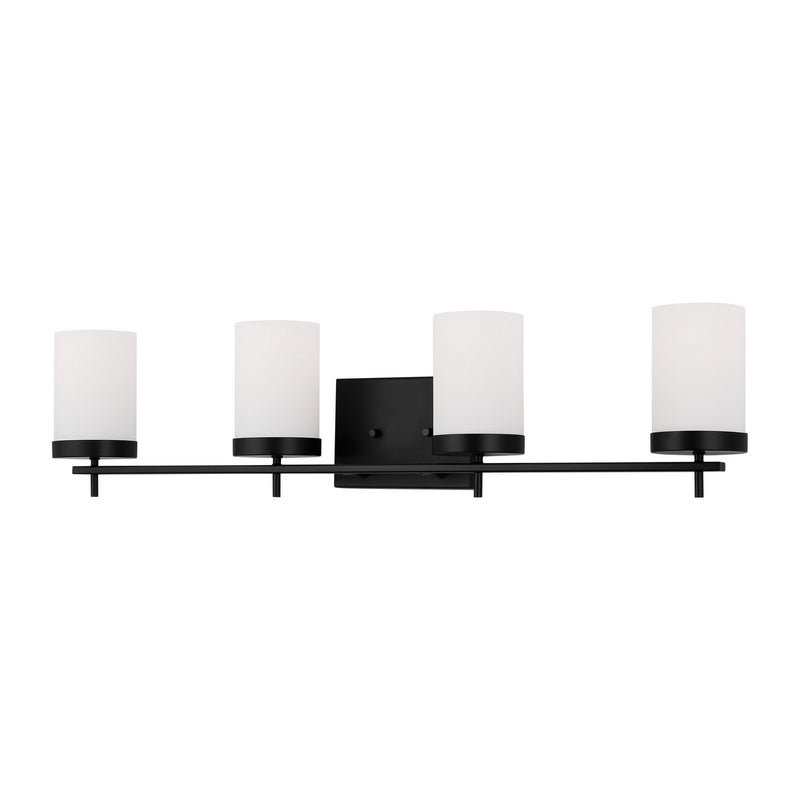 Four Light Bath<br /><span style="color:#4AB0CE;">Entrega: 2-3 semanas en USA</span><br /><span style="color:#4AB0CE;font-size:60%;">PREGUNTE POR ENTREGA EN PANAMA</span><br />Collection: Zire<br />Finish: Midnight Black