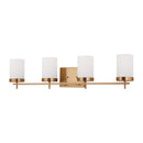 Four Light Bath<br /><span style="color:#4AB0CE;">Entrega: 4-10 dias en USA</span><br /><span style="color:#4AB0CE;font-size:60%;">PREGUNTE POR ENTREGA EN PANAMA</span><br />Collection: Zire<br />Finish: Satin Brass