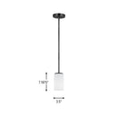 One Light Mini-Pendant<br /><span style="color:#4AB0CE;">Entrega: 4-10 dias en USA</span><br /><span style="color:#4AB0CE;font-size:60%;">PREGUNTE POR ENTREGA EN PANAMA</span><br />Collection: Alturas<br />Finish: Midnight Black