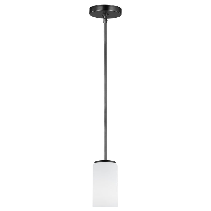 One Light Mini-Pendant<br /><span style="color:#4AB0CE;">Entrega: 3-4 semanas en USA</span><br /><span style="color:#4AB0CE;font-size:60%;">PREGUNTE POR ENTREGA EN PANAMA</span><br />Collection: Alturas<br />Finish: Midnight Black