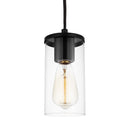 One Light Mini-Pendant<br /><span style="color:#4AB0CE;">Entrega: 3-4 semanas en USA</span><br /><span style="color:#4AB0CE;font-size:60%;">PREGUNTE POR ENTREGA EN PANAMA</span><br />Collection: Zire<br />Finish: Midnight Black
