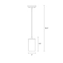 One Light Mini-Pendant<br /><span style="color:#4AB0CE;">Entrega: 4-10 dias en USA</span><br /><span style="color:#4AB0CE;font-size:60%;">PREGUNTE POR ENTREGA EN PANAMA</span><br />Collection: Zire<br />Finish: Satin Brass