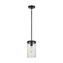 One Light Pendant<br /><span style="color:#4AB0CE;">Entrega: 4-10 dias en USA</span><br /><span style="color:#4AB0CE;font-size:60%;">PREGUNTE POR ENTREGA EN PANAMA</span><br />Collection: Zire<br />Finish: Midnight Black