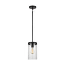 One Light Pendant<br /><span style="color:#4AB0CE;">Entrega: 4-10 dias en USA</span><br /><span style="color:#4AB0CE;font-size:60%;">PREGUNTE POR ENTREGA EN PANAMA</span><br />Collection: Zire<br />Finish: Midnight Black