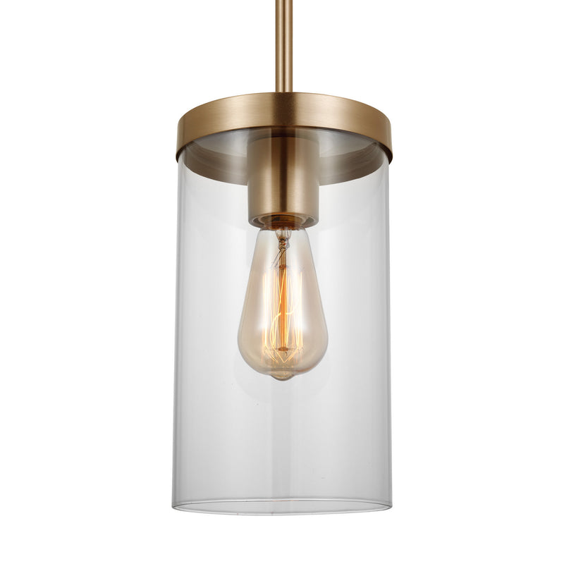 One Light Pendant<br /><span style="color:#4AB0CE;">Entrega: 4-10 dias en USA</span><br /><span style="color:#4AB0CE;font-size:60%;">PREGUNTE POR ENTREGA EN PANAMA</span><br />Collection: Zire<br />Finish: Satin Brass