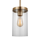 One Light Pendant<br /><span style="color:#4AB0CE;">Entrega: 4-10 dias en USA</span><br /><span style="color:#4AB0CE;font-size:60%;">PREGUNTE POR ENTREGA EN PANAMA</span><br />Collection: Zire<br />Finish: Satin Brass