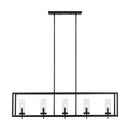 Five Light Island Pendant<br /><span style="color:#4AB0CE;">Entrega: 3-4 semanas en USA</span><br /><span style="color:#4AB0CE;font-size:60%;">PREGUNTE POR ENTREGA EN PANAMA</span><br />Collection: Zire<br />Finish: Midnight Black