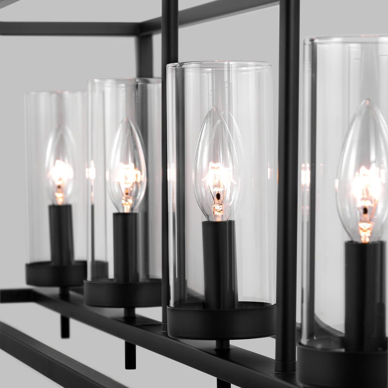 Five Light Island Pendant<br /><span style="color:#4AB0CE;">Entrega: 4-10 dias en USA</span><br /><span style="color:#4AB0CE;font-size:60%;">PREGUNTE POR ENTREGA EN PANAMA</span><br />Collection: Zire<br />Finish: Midnight Black