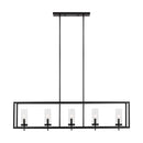 Five Light Island Pendant<br /><span style="color:#4AB0CE;">Entrega: 10-11 semanas en USA</span><br /><span style="color:#4AB0CE;font-size:60%;">PREGUNTE POR ENTREGA EN PANAMA</span><br />Collection: Zire<br />Finish: Midnight Black