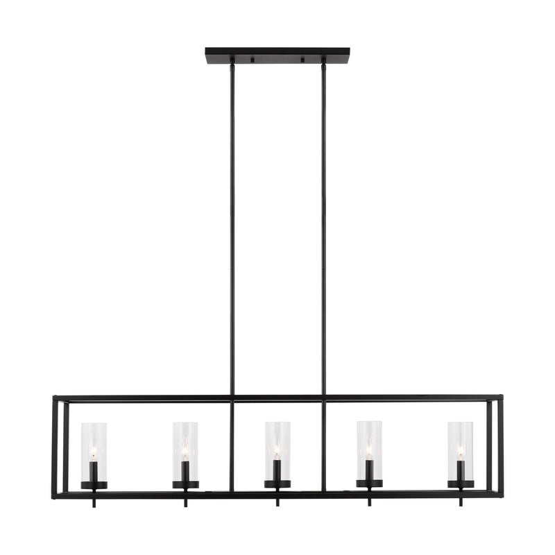 Five Light Island Pendant<br /><span style="color:#4AB0CE;">Entrega: 4-10 dias en USA</span><br /><span style="color:#4AB0CE;font-size:60%;">PREGUNTE POR ENTREGA EN PANAMA</span><br />Collection: Zire<br />Finish: Midnight Black