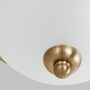 One Light Flush Mount<br /><span style="color:#4AB0CE;">Entrega: 4-10 dias en USA</span><br /><span style="color:#4AB0CE;font-size:60%;">PREGUNTE POR ENTREGA EN PANAMA</span><br />Collection: Geary<br />Finish: Satin Brass