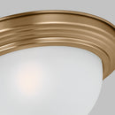Generation Lighting - 77063-848 - One Light Flush Mount - Geary - Satin Brass