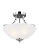 Generation Lighting - 7716502EN3-05 - Two Light Semi-Flush Convertible Pendant - Geary - Chrome