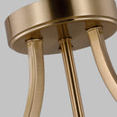 Three Light Semi-Flush Convertible Pendant<br /><span style="color:#4AB0CE;">Entrega: 2-3 semanas en USA</span><br /><span style="color:#4AB0CE;font-size:60%;">PREGUNTE POR ENTREGA EN PANAMA</span><br />Collection: Geary<br />Finish: Satin Brass