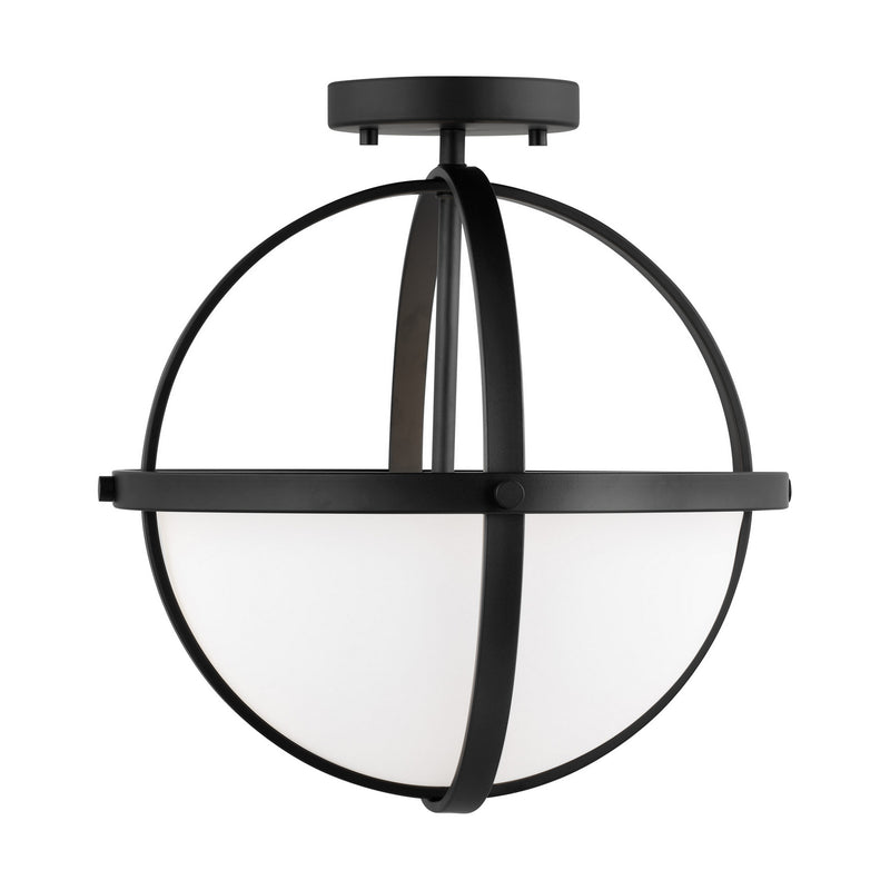 Two Light Semi-Flush Convertible Pendant<br /><span style="color:#4AB0CE;">Entrega: 4-10 dias en USA</span><br /><span style="color:#4AB0CE;font-size:60%;">PREGUNTE POR ENTREGA EN PANAMA</span><br />Collection: Alturas<br />Finish: Midnight Black