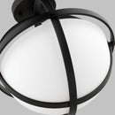 Generation Lighting - 7724602EN3-112 - Two Light Semi-Flush Convertible Pendant - Alturas - Midnight Black