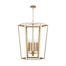 Visual Comfort Studio - AC1106MWTBBS - Six Light Lantern - Curt - Matte White