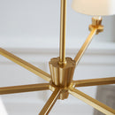 Six Light Chandelier<br /><span style="color:#4AB0CE;">Entrega: 26-27 semanas en USA</span><br /><span style="color:#4AB0CE;font-size:60%;">PREGUNTE POR ENTREGA EN PANAMA</span><br />Collection: Paisley<br />Finish: Burnished Brass