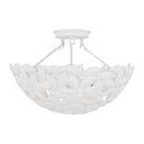 Visual Comfort Studio - AF1173TXW - Three Light Semi Flush Mount - Kelan - Textured White