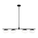 Visual Comfort Studio - EC1258AI - Eight Light Chandelier - Lune - Aged Iron