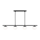 Four Light Linear Chandelier<br /><span style="color:#4AB0CE;">Entrega: 4-10 dias en USA</span><br /><span style="color:#4AB0CE;font-size:60%;">PREGUNTE POR ENTREGA EN PANAMA</span><br />Collection: Lune<br />Finish: Aged Iron