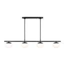 Four Light Linear Chandelier<br /><span style="color:#4AB0CE;">Entrega: 4-10 dias en USA</span><br /><span style="color:#4AB0CE;font-size:60%;">PREGUNTE POR ENTREGA EN PANAMA</span><br />Collection: Lune<br />Finish: Aged Iron