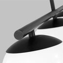 Four Light Linear Chandelier<br /><span style="color:#4AB0CE;">Entrega: 4-10 dias en USA</span><br /><span style="color:#4AB0CE;font-size:60%;">PREGUNTE POR ENTREGA EN PANAMA</span><br />Collection: Lune<br />Finish: Aged Iron