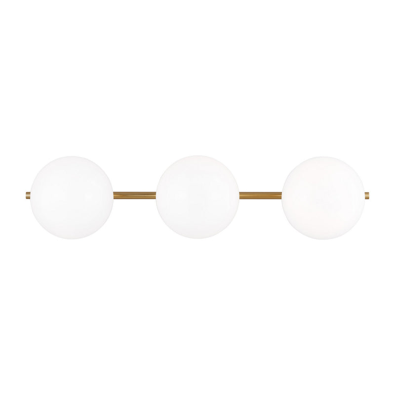 Visual Comfort Studio - EV1013BBS - Three Light Vanity - Lune - Burnished Brass