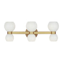 Visual Comfort Studio - KSV1006BBSMG - Six Light Vanity - Londyn - Burnished Brass
