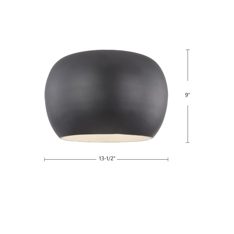 LED Flush Mount<br /><span style="color:#4AB0CE;">Entrega: 4-10 dias en USA</span><br /><span style="color:#4AB0CE;font-size:60%;">PREGUNTE POR ENTREGA EN PANAMA</span><br />Collection: Croft<br />Finish: Black/White