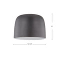 LED Flush Mount<br /><span style="color:#4AB0CE;">Entrega: 4-10 dias en USA</span><br /><span style="color:#4AB0CE;font-size:60%;">PREGUNTE POR ENTREGA EN PANAMA</span><br />Collection: Cayne<br />Finish: Black/White