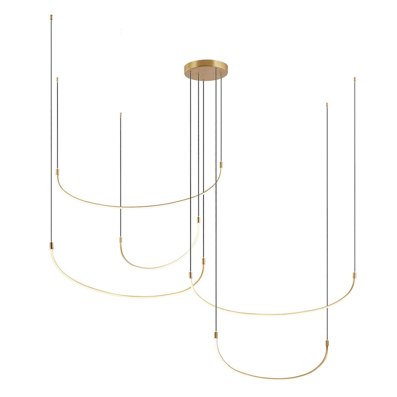Kuzco Lighting - MP89590-BG - LED Pendant - Talis - Brushed Gold
