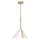LED Pendant<br /><span style="color:#4AB0CE;">Entrega: 4-10 dias en USA</span><br /><span style="color:#4AB0CE;font-size:60%;">PREGUNTE POR ENTREGA EN PANAMA</span><br />Collection: Mulberry<br />Finish: Brushed Gold/Light Guide