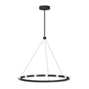 LED Pendant<br /><span style="color:#4AB0CE;">Entrega: 4-10 dias en USA</span><br /><span style="color:#4AB0CE;font-size:60%;">PREGUNTE POR ENTREGA EN PANAMA</span><br />Collection: Rezz<br />Finish: Black