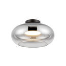 LED Semi-Flush Mount<br /><span style="color:#4AB0CE;">Entrega: 4-10 dias en USA</span><br /><span style="color:#4AB0CE;font-size:60%;">PREGUNTE POR ENTREGA EN PANAMA</span><br />Collection: Trinity<br />Finish: Black/Chrome
