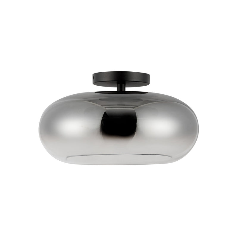 LED Semi-Flush Mount<br /><span style="color:#4AB0CE;">Entrega: 4-10 dias en USA</span><br /><span style="color:#4AB0CE;font-size:60%;">PREGUNTE POR ENTREGA EN PANAMA</span><br />Collection: Trinity<br />Finish: Black/Smoked