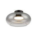 LED Semi-Flush Mount<br /><span style="color:#4AB0CE;">Entrega: 4-10 dias en USA</span><br /><span style="color:#4AB0CE;font-size:60%;">PREGUNTE POR ENTREGA EN PANAMA</span><br />Collection: Trinity<br />Finish: Black/Smoked