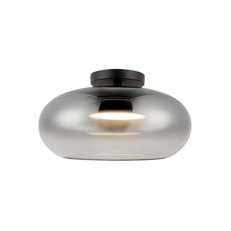 LED Semi-Flush Mount<br /><span style="color:#4AB0CE;">Entrega: 4-10 dias en USA</span><br /><span style="color:#4AB0CE;font-size:60%;">PREGUNTE POR ENTREGA EN PANAMA</span><br />Collection: Trinity<br />Finish: Black/Smoked