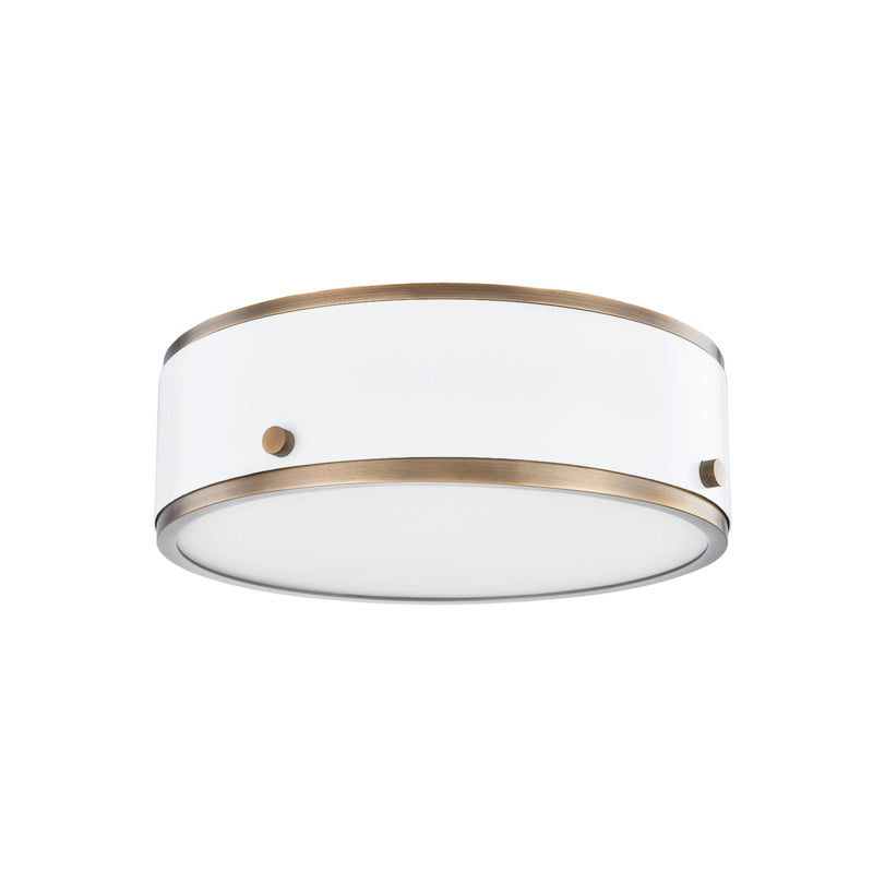 Troy Lighting - C8312-PBR/SWH - LED Flush Mount - Eli - Patina Brass And Soft White