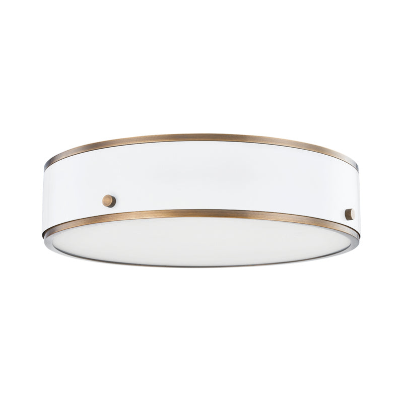 Troy Lighting - C8316-PBR/SWH - LED Flush Mount - Eli - Patina Brass And Soft White